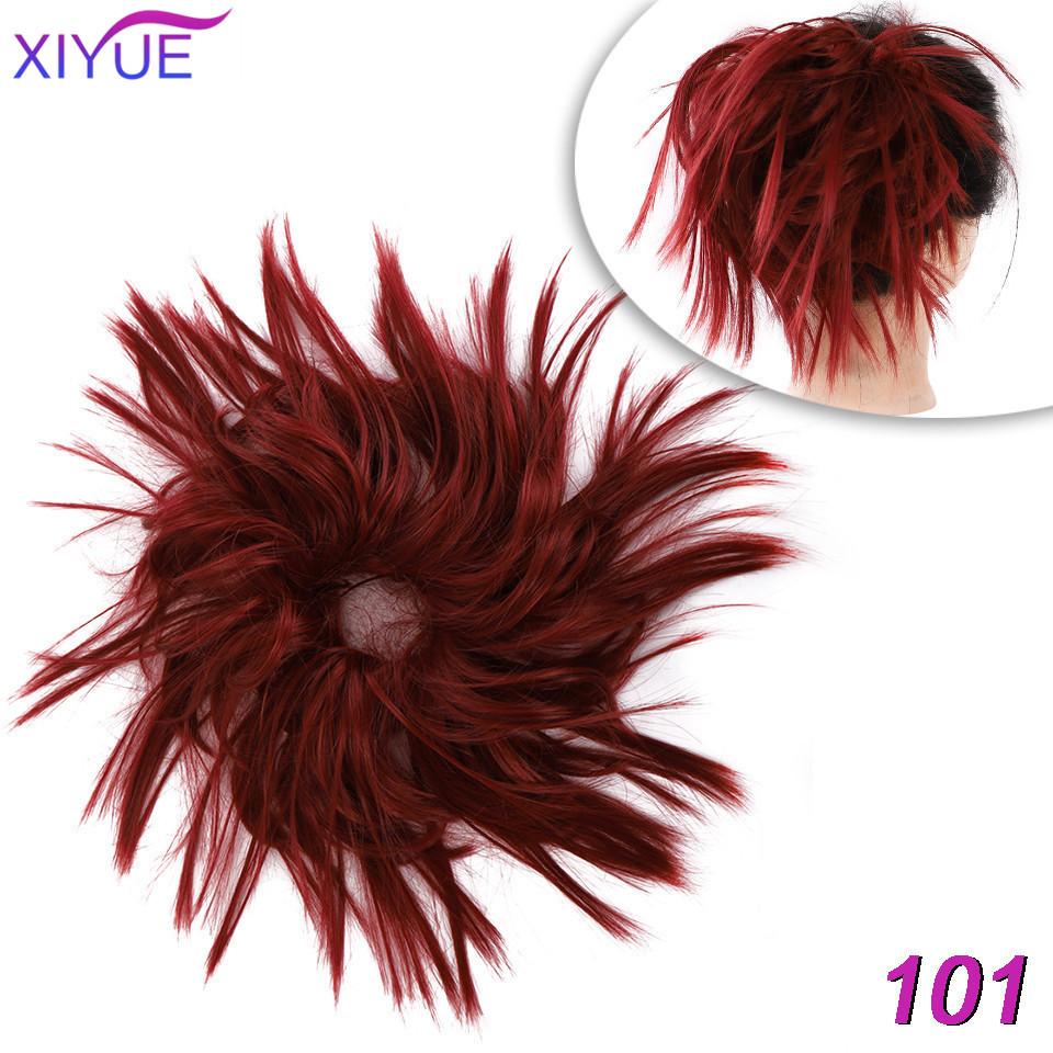 Синтетический шиньон, грязная резинка для волос, резинка для волос, пучок, вьющаяся прическа, шиньон, высокотемпературная накладная резинка для волос, пончик, накидка, хвостик