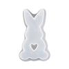 Easter Bunny Candle Silicone Mold Hollow Love Heart Non-stick DIY Homemade Aromatherapy Scented Candle Decoration Gypsum Epoxy Resin Casting Mould