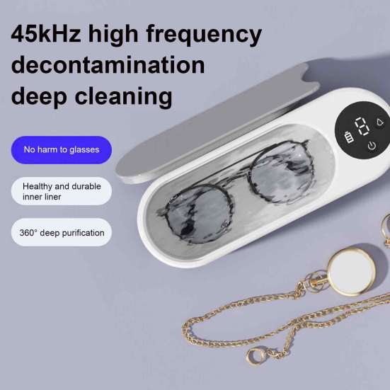 Steam Cleaning Machine Jewelry Cleaning Machine Low Noise Operation 360 Degree Ultrasonic Glasses Cleaning Machine