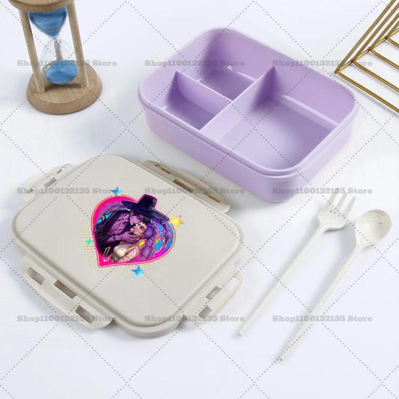 Kpop Demon Hunter Bento Lunch Box Kawaii Girl Portable Bento Boxs Student Hermetic Food Crisper Single Layer Capacity Kids Gift