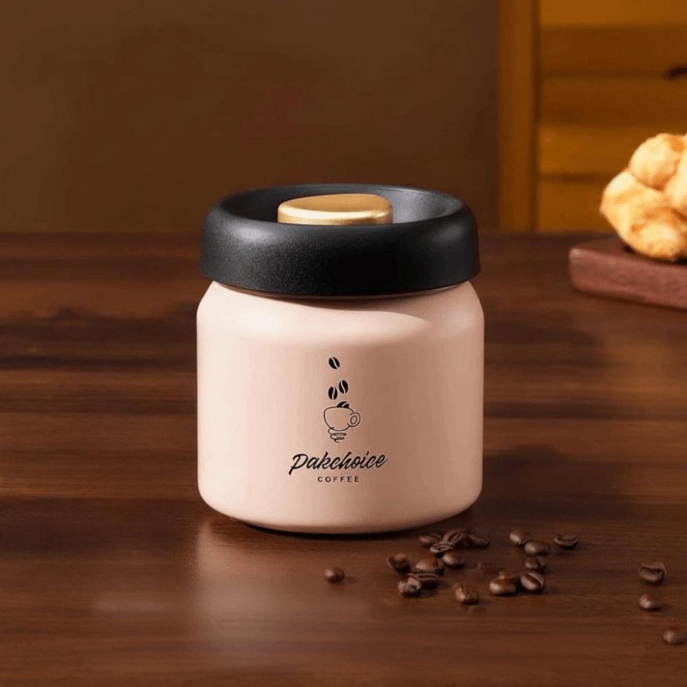 Thickened Vacuum Coffee Container Stainless Steel Food Storage Jar  Food Preservation