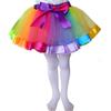 Милый подарок для девочки, радужная юбка-пачка, фатиновое танцевальное платье для принцессы