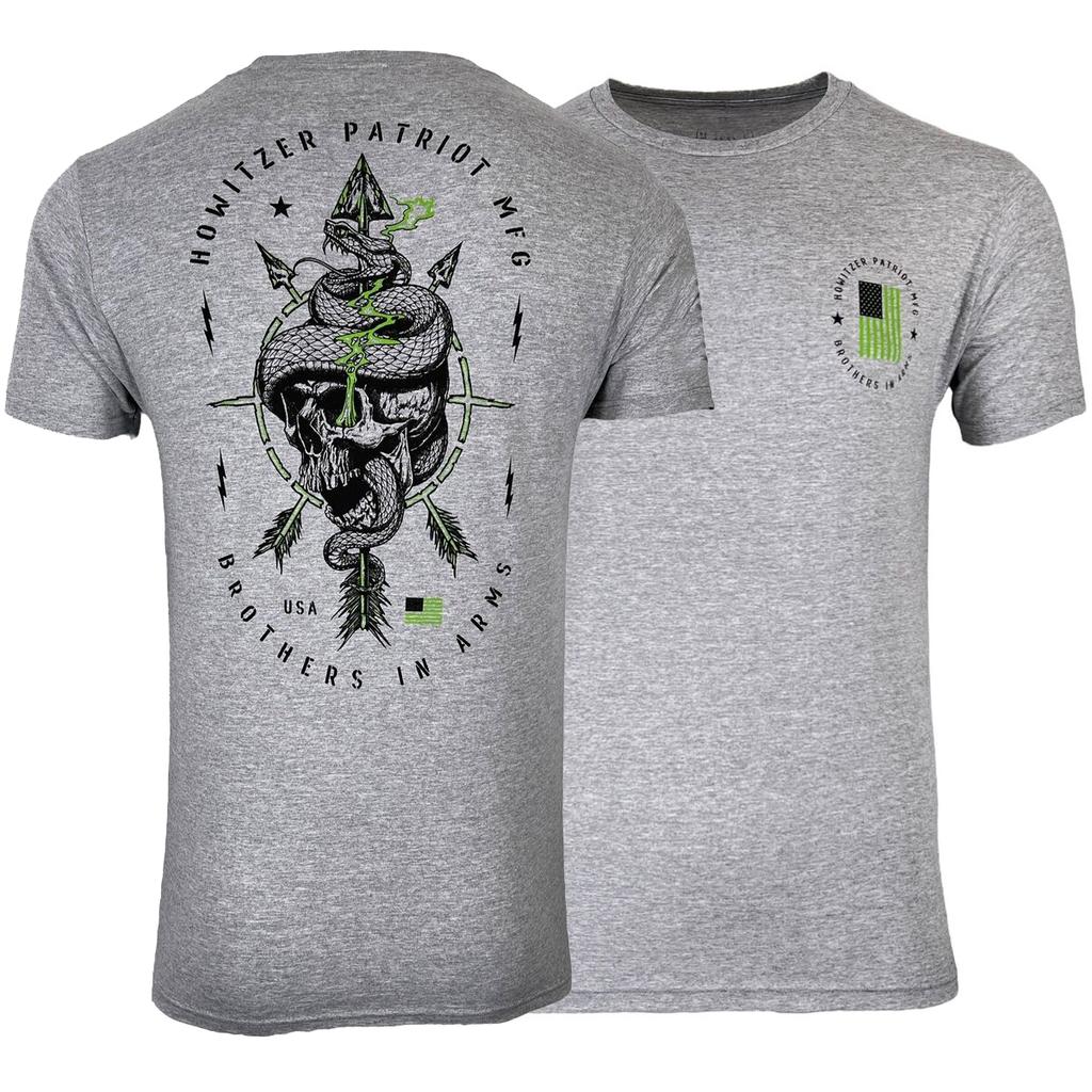 Spirit of Valor Brothers in Arms Military Grunt TShirt 100 Cotton ONeck Summer Short Sleeve Casual Mens Tshirt Size S3XL