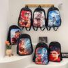 2025 Студенческий рюкзак Nezha: Универсальная декомпрессионная сумка на двойном плечевом ремне для мальчиков и девочек
