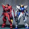 MG RGX-00 1/100 Бело-Красный Завет Сборная Модель Фигурка Аниме Меха Игрушка С Водными Декалями и Подставкой для Демонстрации Подарок Мальчику