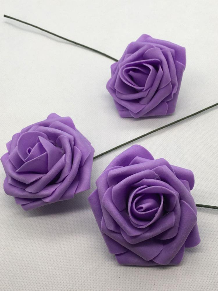 25 шт. настоящих роз со стеблем, искусственные розы, головки цветов для свадебных букетов своими руками, центральные композиции, украшения для дома на вечеринку