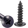 TA Black Mushroom Head Self-Tapping Screws - Flat Head, M3/M4/M5