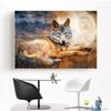 Full Round Diamond 5D DIY Diamond Painting Wolf Embroidery Cross Stitch Rhinestone Mosaic Home Decor