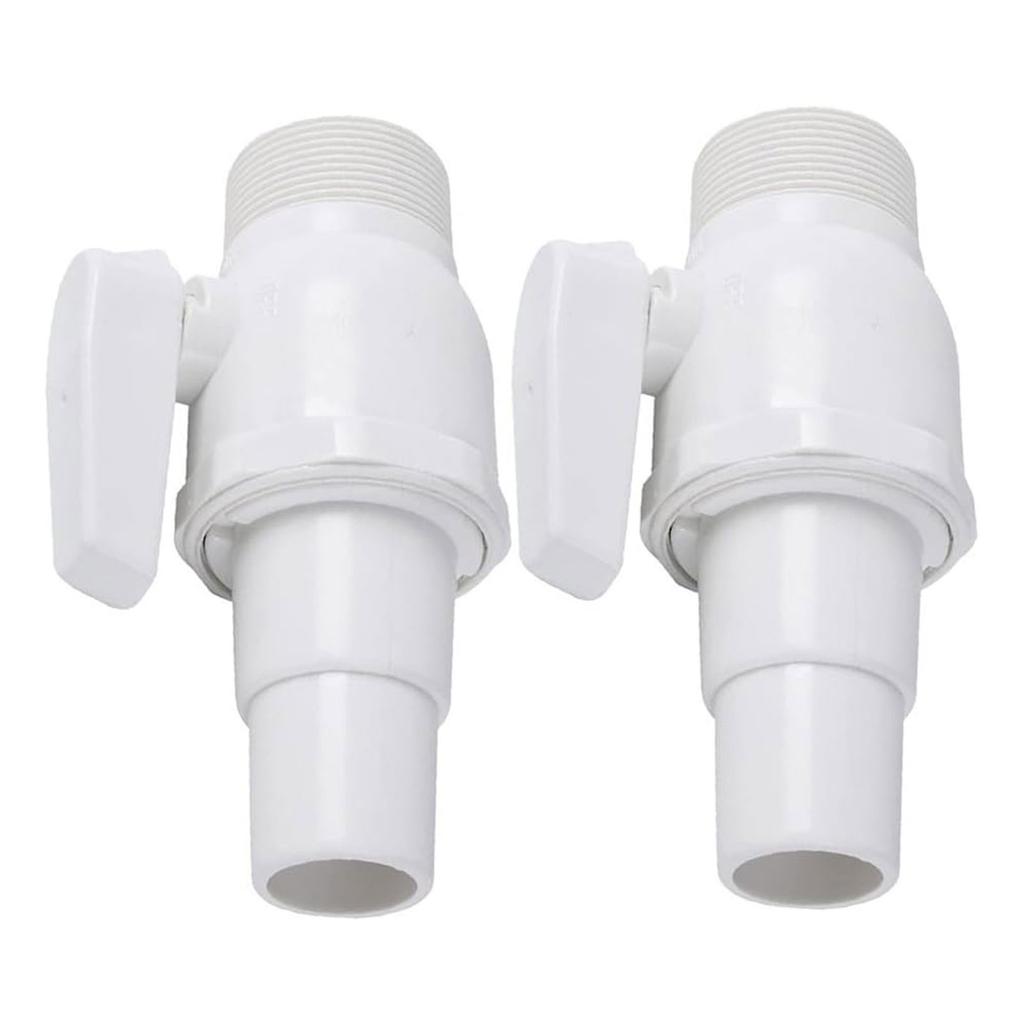 Efficient 2 Way Pool Filter Replacement Non-Corrosive Valves Ball Valves Replacement Easy Installation for Pool Plumbing