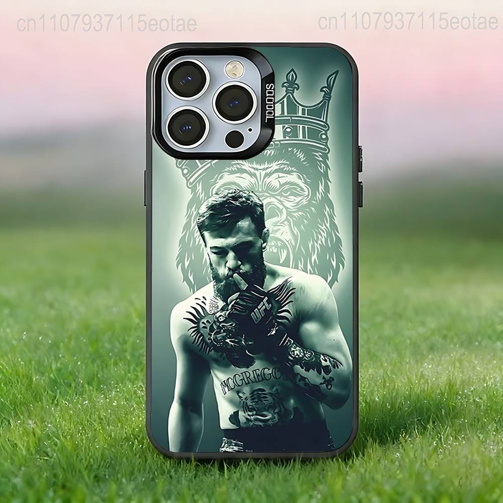 C-Conor M-McGregor Phone Case For iPhone 17,16,15,14,13,12,11,Pro,Max,Plus,E,Air,Mini Anti Fall Black  Bumper