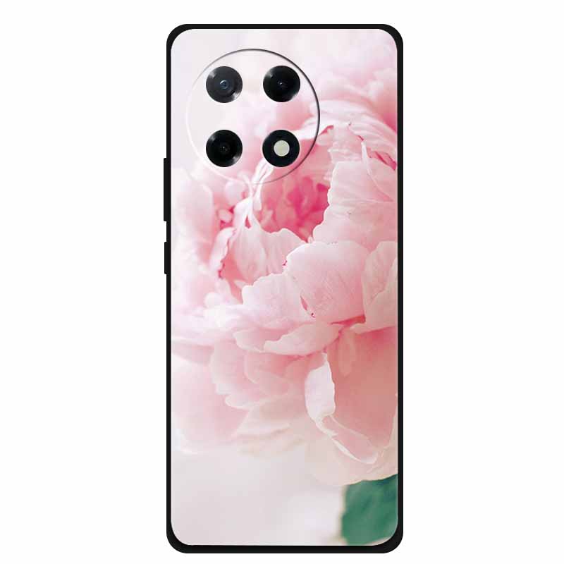 Для Tecno Spark 30 Pro Чехол Роскошный ТПУ Мягкий Силикон Задняя Крышка Чехлы для Телефона на Spark30Pro KL7 Защитный Бампер Любовь Цветок Чехол