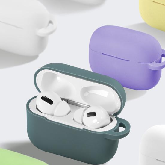 Portable Silicone Shockproof Bluetooth-compatible Earphone Protective Case for Airpods Pro