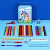 3 Tier Large Pencil Case Multi Compartment School Supplies Stationery Colouring Pens Pencils Sets