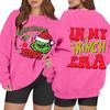 Women's Casual Fashion Long Sleeve Christmas Printed Round Neck Sweatshirt Top