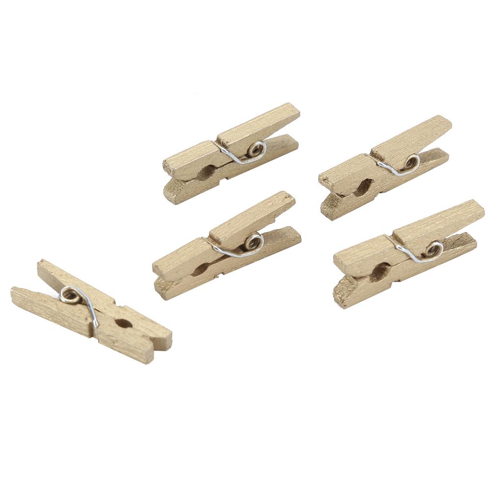 Мини-деревянный зажим для фотографий, настенное украшение, фотоальбом, открытка, записка, деревянный зажим