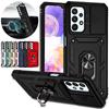 For Sumsung A23 4G Case Magnetic Holder Ring Slider Camera Armor Phone Case For Samsung Galaxy A23 A 23 23A SM-A235F Back Cover
