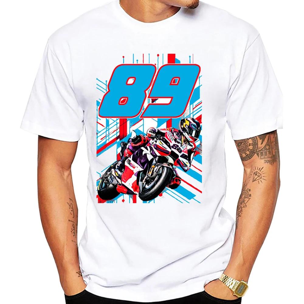 Jorge Martinator 89 GP Race Ride Fans T-Shirt New Summer Men Short Sleeve Sport Boy Casual Tees Motorcycle Riding White Tops
