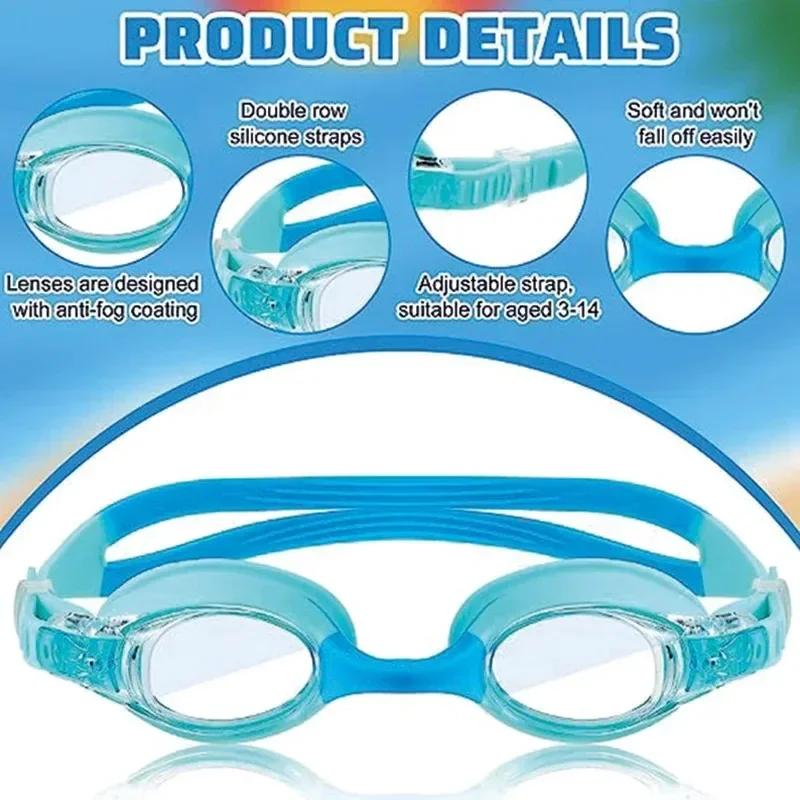 Профессиональные детские очки для плавания, водонепроницаемые, непромокаемые, гоночные очки для детей, мужчин и женщин, аксессуары для плавания, очки для плавания