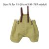 Suspender Trousers Bjd Doll Clothes Dress Up Doll Overalls Doll Denim Pants  Doll Accessories