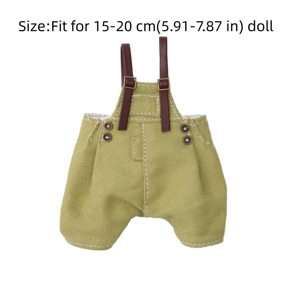 Suspender Trousers Bjd Doll Clothes Dress Up Doll Overalls Doll Denim Pants Doll Accessories