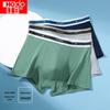 Мужские антибактериальные боксеры-брифы Hongdou с цветными блоками, 3 шт.