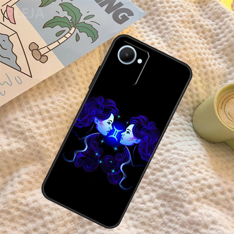 Чехол "Двенадцать созвездий" для Realme C67 C63 C55 C51 C75 C61 C53 C35 C65 C71 11 12 13 14 15 Pro Plus GT6 GT7 Pro