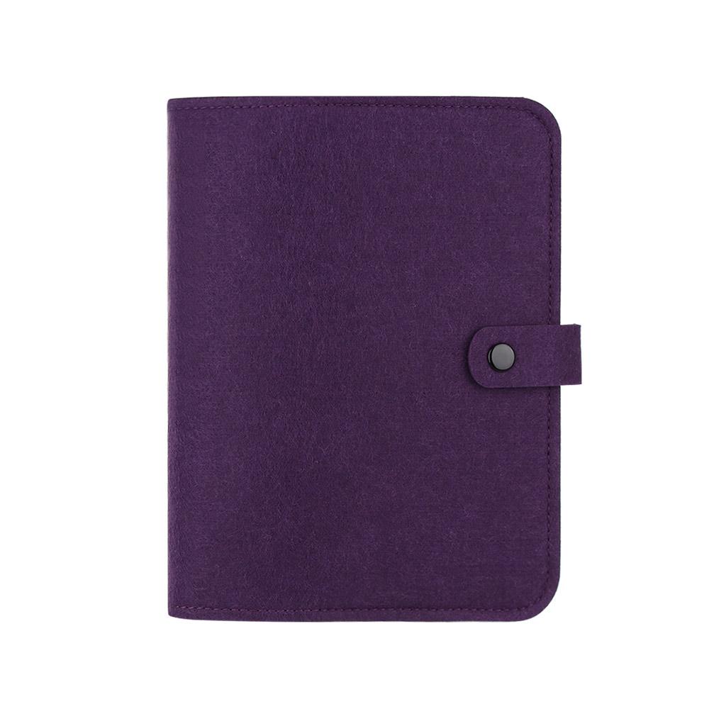 A5 A6 Portable Fashion Office Supplies Stationery Ring Binder Felt Notebook Felt Shell Portable Diary