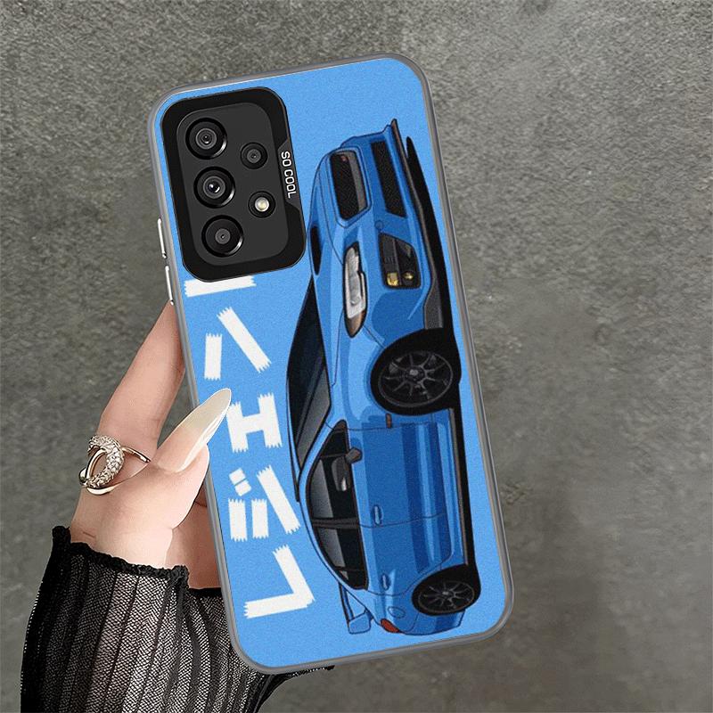 Ударопрочный чехол для телефона JDM Tokyo Drift Sports Car для Samsung A17 A16 A15 A14 A37 A57 A36 A56 A26 A35 A55 A25 A34 A54 A24 A13 A23