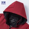 ROMON Men's Hooded Business Casual Windproof Jacket