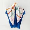 Panda Scarf Elastic Satin Print High-end Breast Wrap Scarf for Women's Spring and Summer New Small Square Scarf Scarf