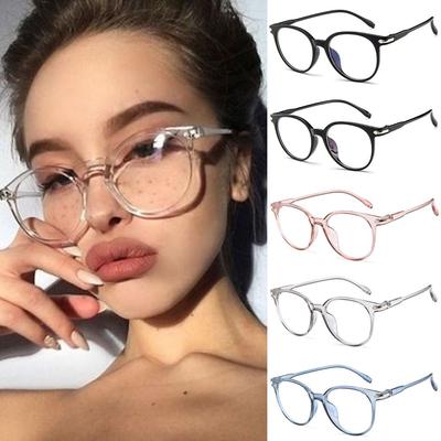 Женские Мужские Очки от Синего Света Черная Рамка Прозрачные Линзы Портативные Оптические Очки Компьютерные Очки Модные Очки