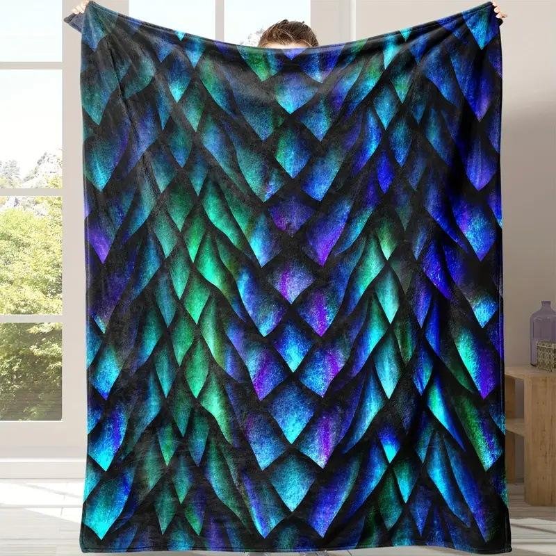 150*200cm Flannel Blanket, Thickened Blanket, Air-conditioned Nap Blanket