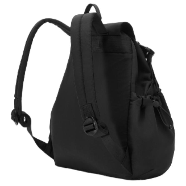 Skechers Comfort Sports Series 1.16L Solid Color High-Quality Texture Fabric Backpack Unisex Backpack Carbon-Black P325U024-0018