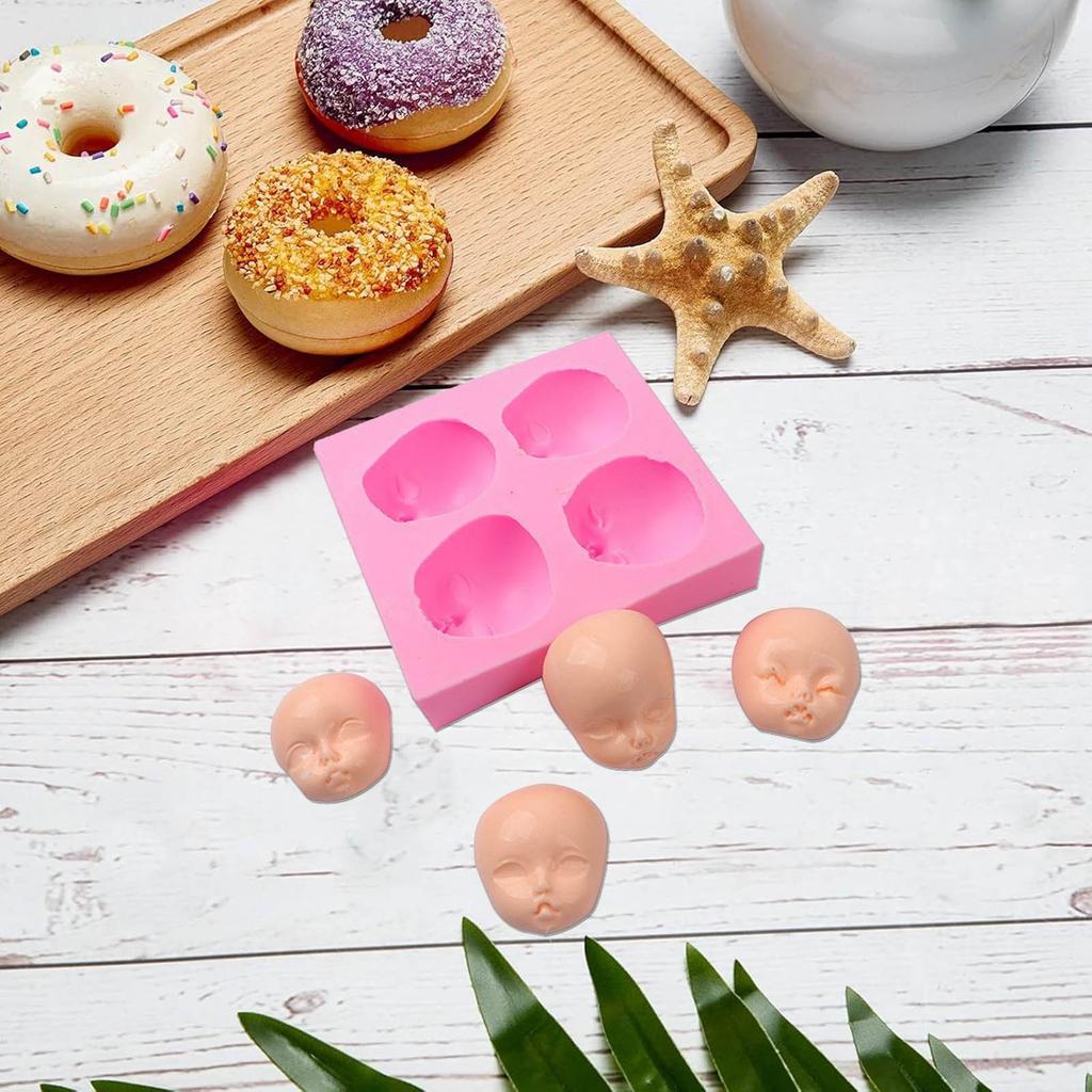 Милая кукла, человеческое тело, силикон, 4 полости, украшение для торта, помадка для конфет, шоколадное ремесло, тесто, цветочная паста, смола, гипс