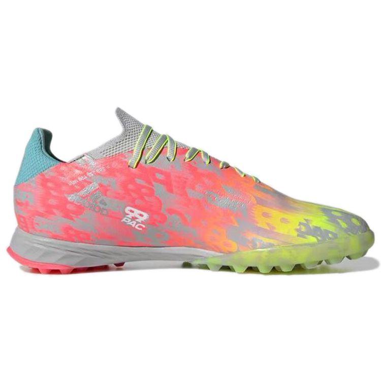 Adidas X Speedflow .1 Круглый носок Высококлассные Низкие TF (Резиновые шипы) Нескользящие Прочные Удобные Футбольные Бутсы Мужские Футбольные Бутсы Серебристые Розовые Желтые GX3771