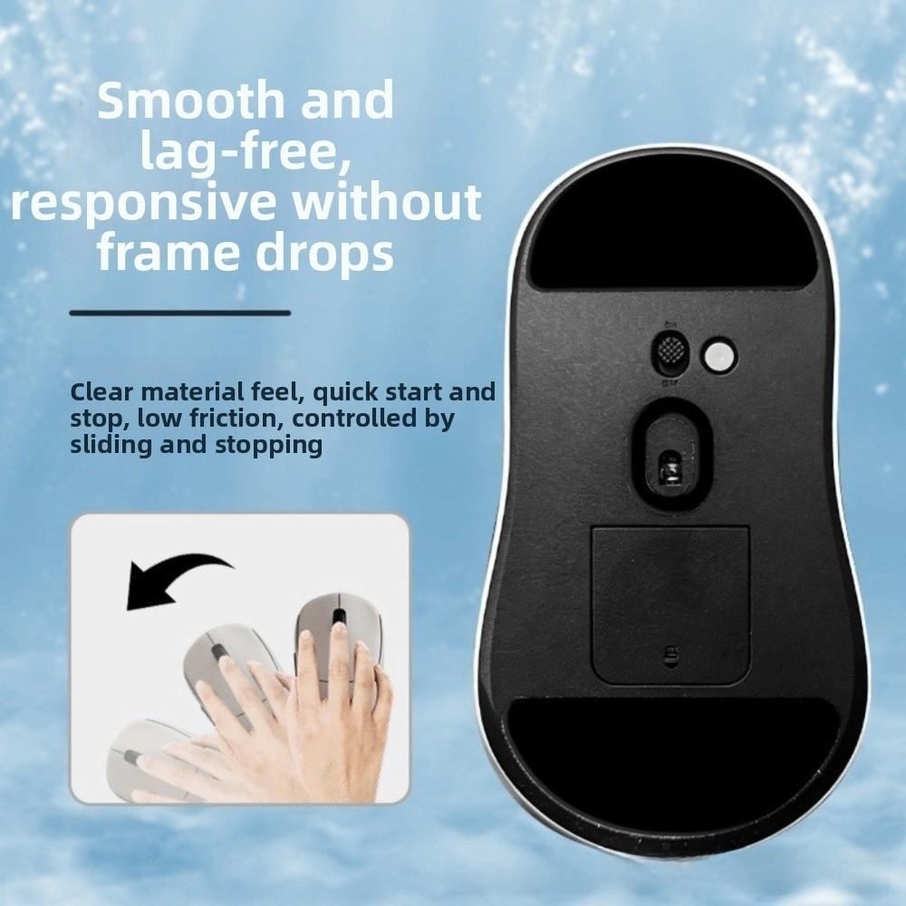 Wear-Resistant Mouse Foot Pads PTFE Mouse Skate Glides for RAPOO VT6 MAX/Pro Gaming Mice