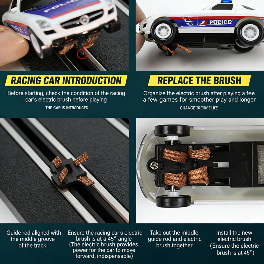 AGM Sonic Storm Набор трека для слот-каров – Электрический гоночный трек для 2 игроков для детей и семейного развлечения