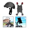 Motorcycle Mobile Phone Holder Adjustable Angle with Shade Clamp Sleek Non Slip Anti Shock