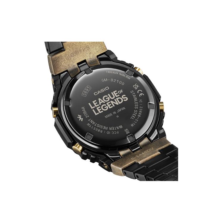 Casio Унисекс Полностью Металлические Часы Серия 49,8 мм Черные GM- B2100LL-1A GM- B2100LL-1A