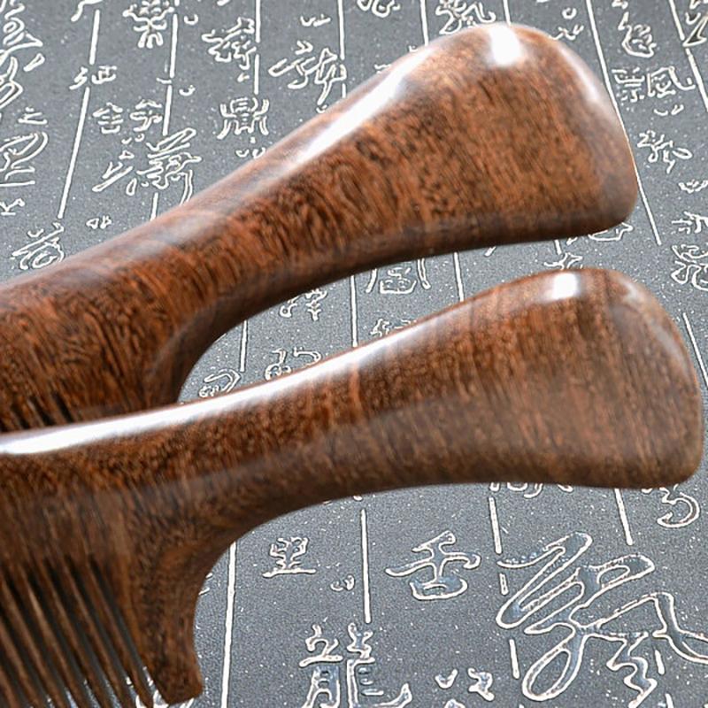 Расчески из натурального сандалового дерева, антистатическая деревянная расческа-массажер с длинными широкими зубцами, распутывающая расческа из сандалового дерева, уход за волосами, домашний подарок