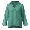 Boho Womens Long Sleeve Cotton Linen Kaftan Ladies Baggy Blouse Tee Shirt Tops