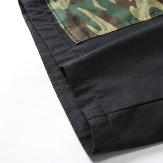 Мужские шорты карго средней посадки, на пуговице и молнии, повседневные шорты с множеством карманов, однотонные, прямые, с широкими штанинами, летние шорты