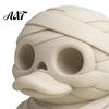Car Interior Decorations Miniature Mummy Animal Figurine, 3D Printed Pig Chicken Dino Duck Niche Holiday Collectibles Cat Statue, Spooky Cute