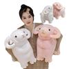 Creative 25/35/45cm Simulation Animals Sheep Dolls White Pink Toys Funny Girls Boys Cartoon Comfort Baby Girls Birthday Gifts