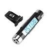 LCD Thermometer Automotive Digital Backlight Clock Monitor Clip On Truck Car