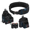 Work Belt 108 and Pouch Black Set, BELT108KIT,