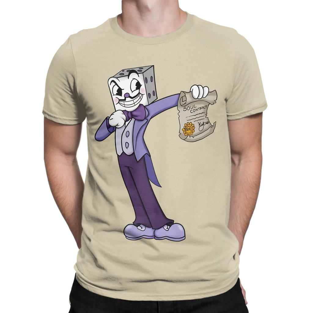 Dice Cuphead Novelty 100 Cotton Tshirt Cuphead Tees Tops For Unisex