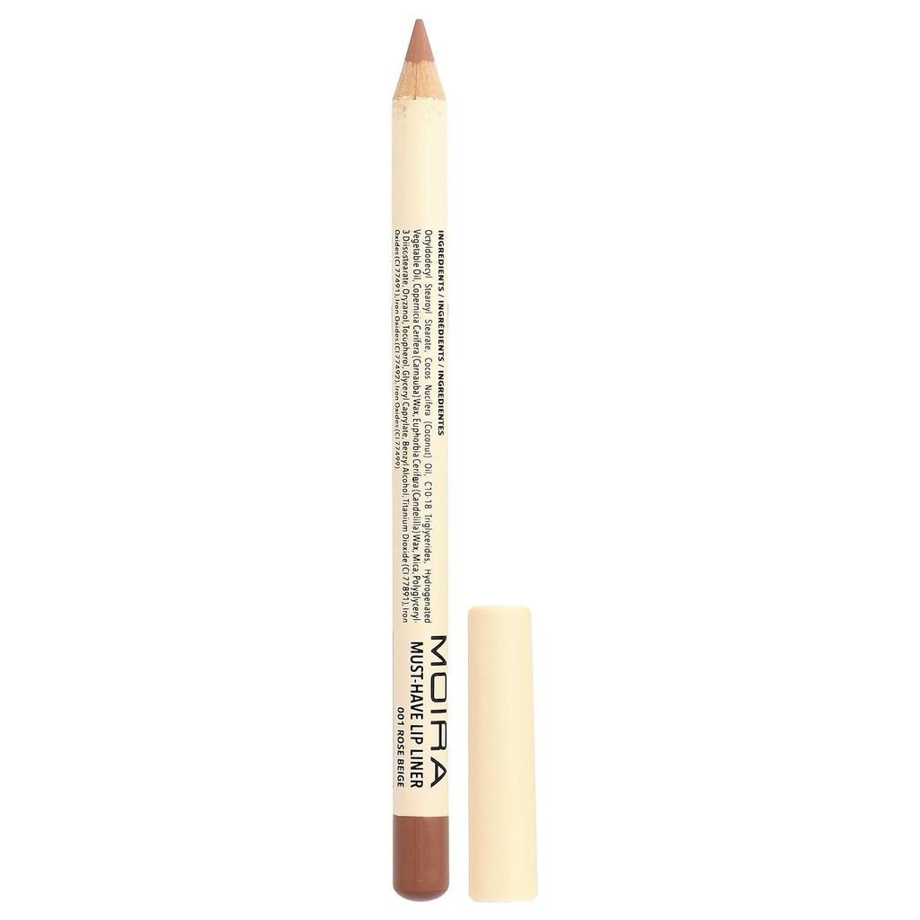 Moira Beauty, Must-Have Lip Liner, 001 Rose Beige, 1.1g (0.04oz)