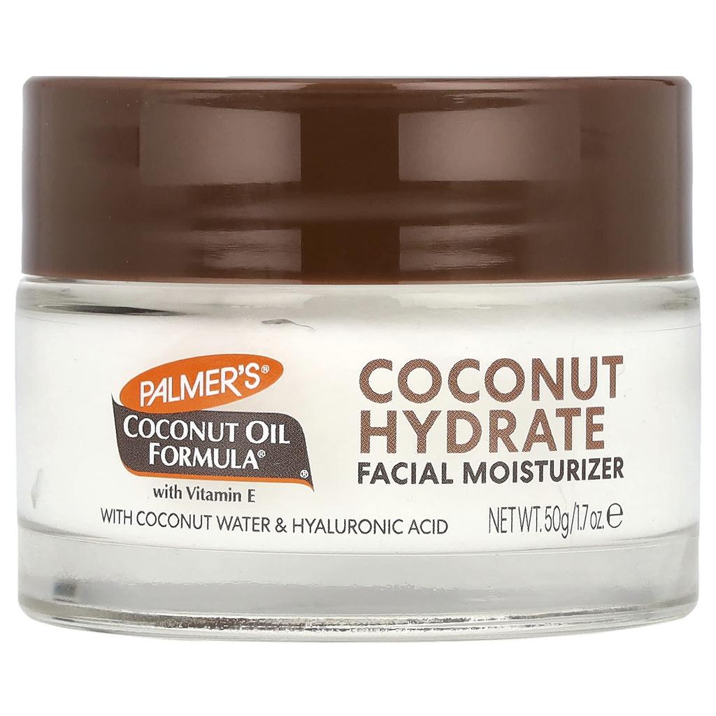 Palmer's Coconut Oil Formula, with Vitamin E, Coconut Water Facial Moisturizer, 50G(1.7Oz)