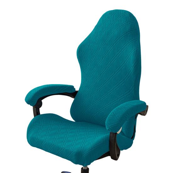 Universal Gaming Chair Cover Elastic Fabric Wear Resistant Moisture-Wicking Breathable Decorative Chair Protector Armchair Seat Cover
